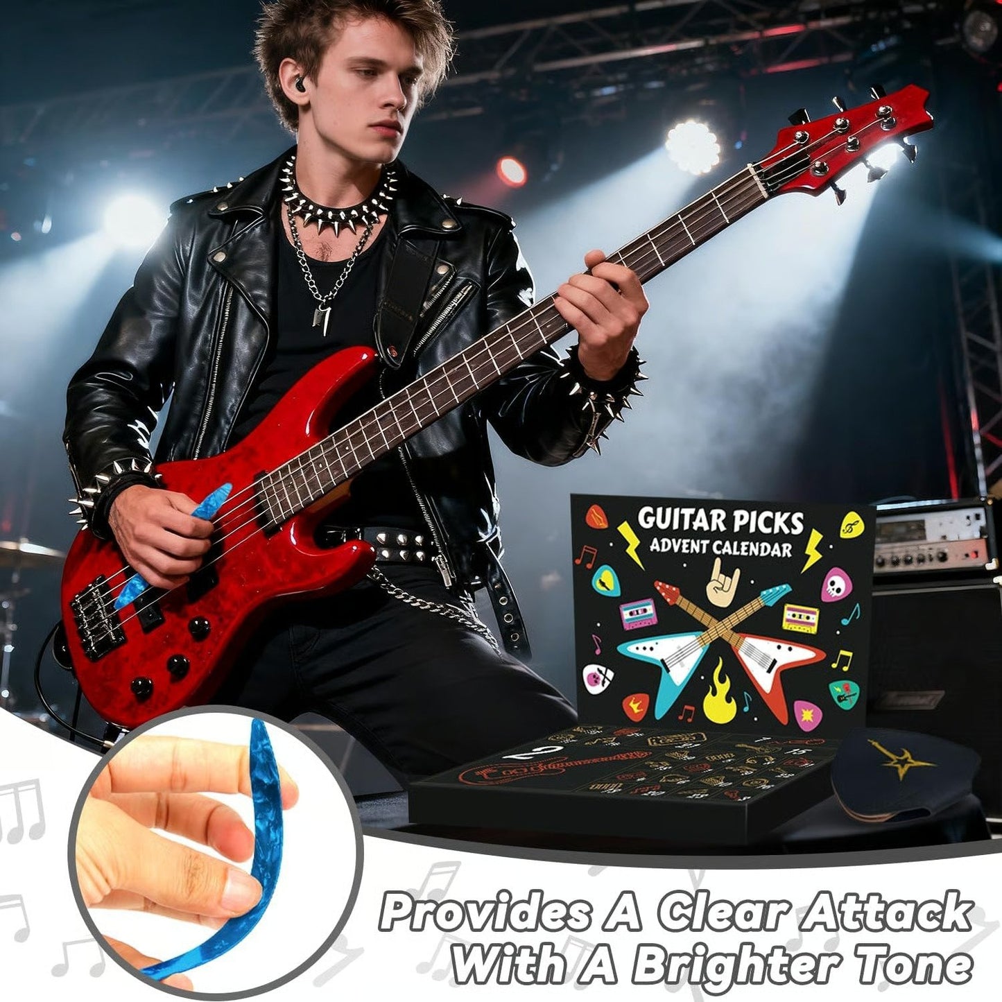🔥LAST DAY SALE - 49% OFF🎁🎸 Guitar Picks Advent Calendar 2025