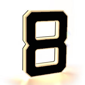 🔥Solar Luminous House Number Waterproof