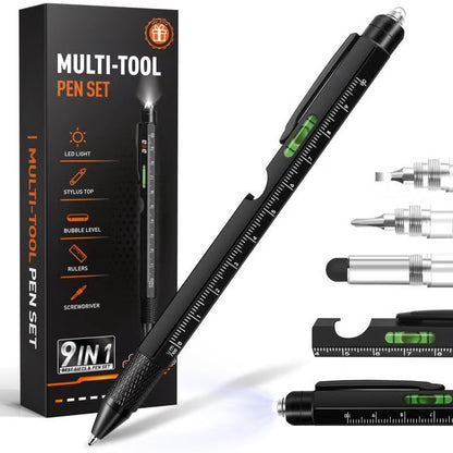 🖊️ [1 Order = 1 Free Pen]  9 in 1 Multitool Pen(🔥 Buy 1 Get 1 Free)
