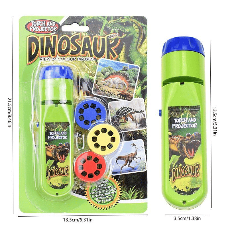 🦖 Dinosaur Projector Flashlight, Night Light Technology Toy