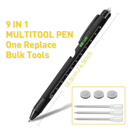 🖊️ [1 Order = 1 Free Pen]  9 in 1 Multitool Pen(🔥 Buy 1 Get 1 Free)