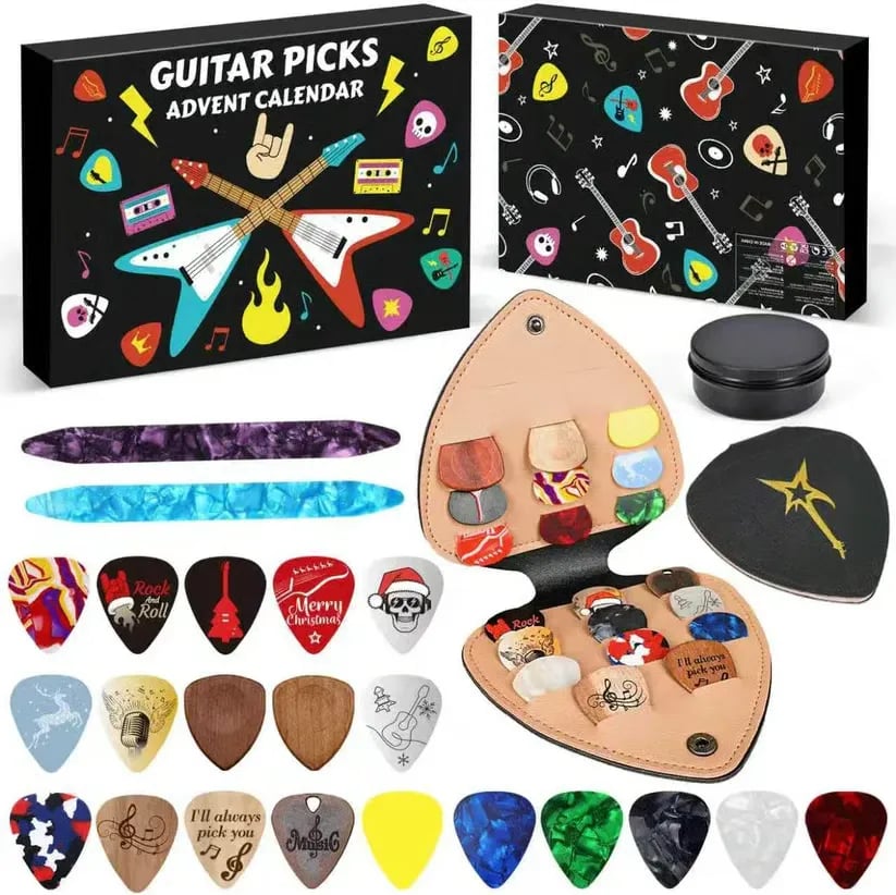 🔥LAST DAY SALE - 49% OFF🎁🎸 Guitar Picks Advent Calendar 2025