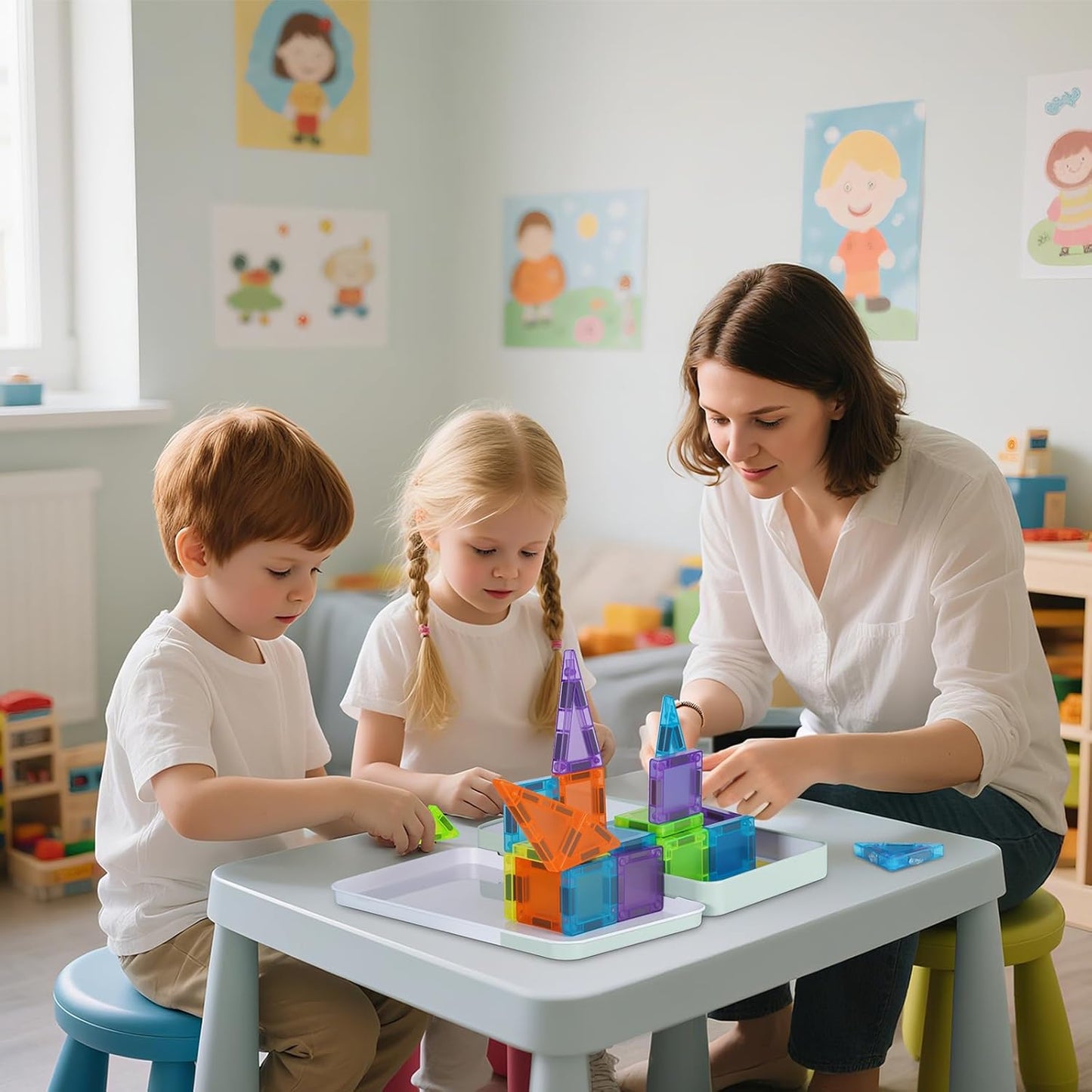 🎁Special 49% OFF—Mini Magnetic Tiles Building Blocks