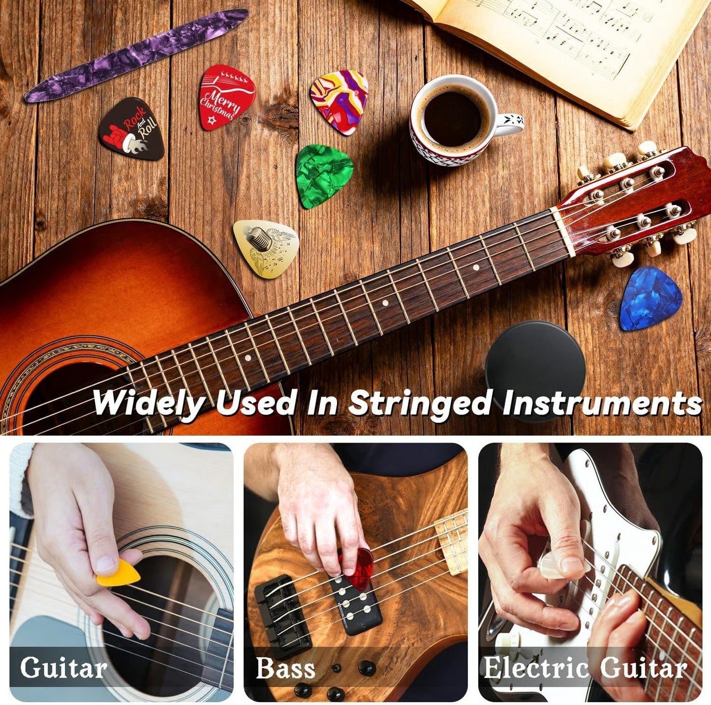 🔥LAST DAY SALE - 49% OFF🎁🎸 Guitar Picks Advent Calendar 2025