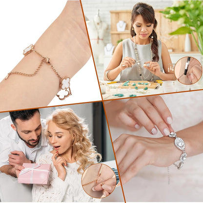 Bracelet tool suitable for use with long nails