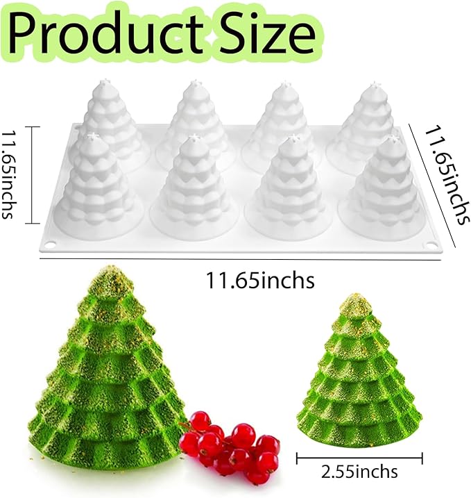🎄Christmas Tree Silicone Molds for Making Cakes and Handmade Soap