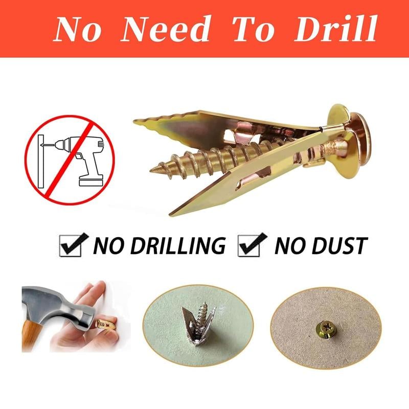 🔥LAST DAY SALE - 49% OFF🎁 Self Drilling Drywall Anchors with Screws Kit
