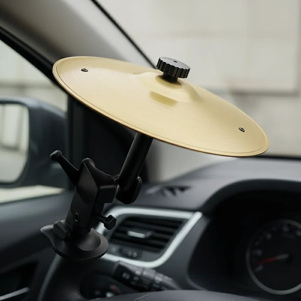 🏆Flash Sale⚡ 50K+ SOLD！🚗Mini Car Drum Cymbal - Groove on the Go!🎧