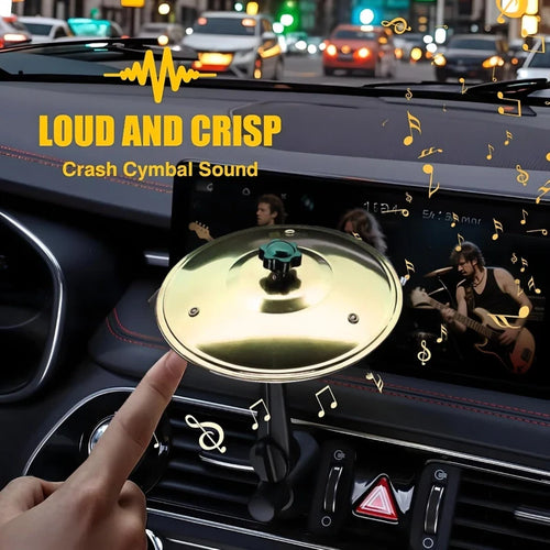 🏆Flash Sale⚡ 50K+ SOLD！🚗Mini Car Drum Cymbal - Groove on the Go!🎧
