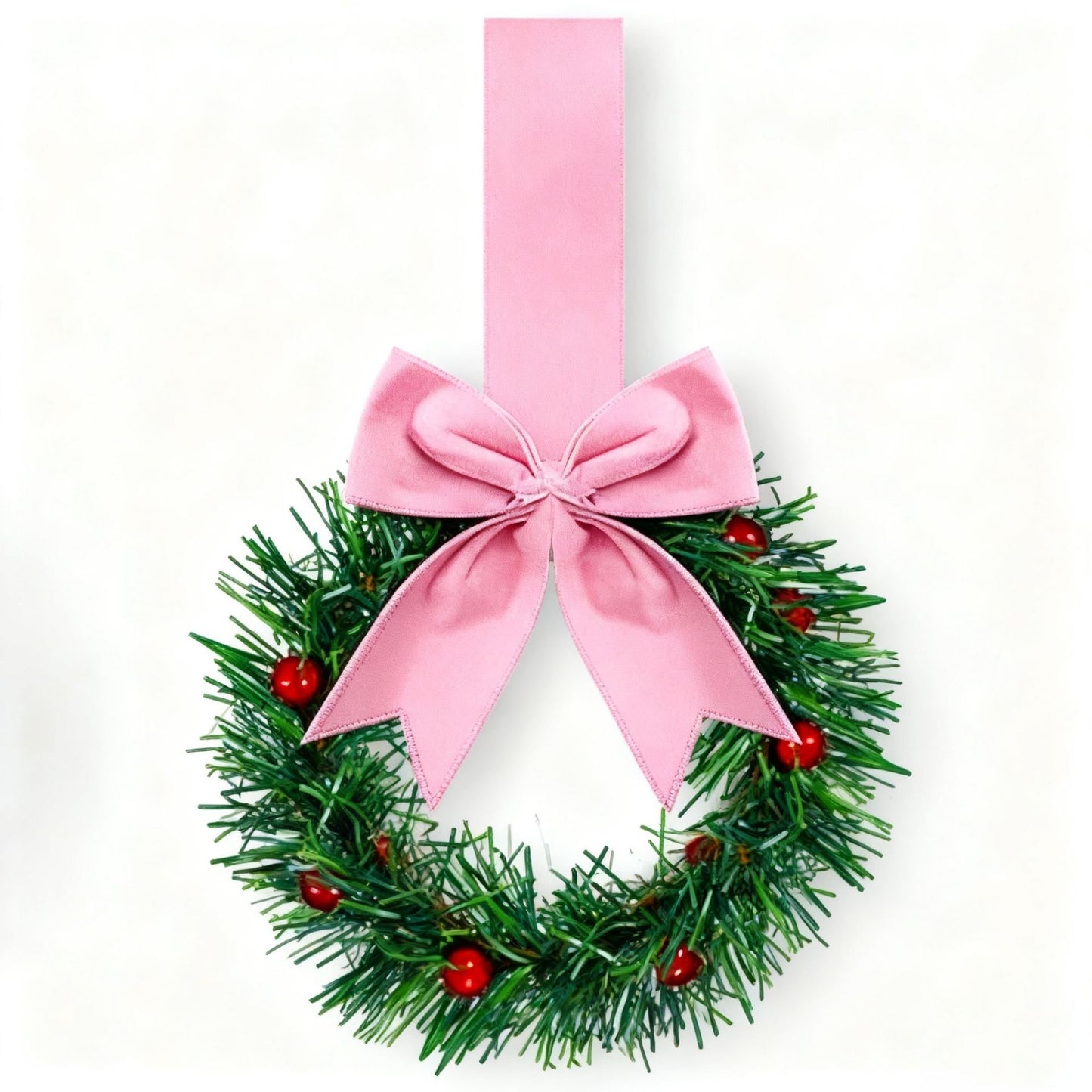 Retrowavy Christmas Kitchen Cabinet Wreaths(4PCS)