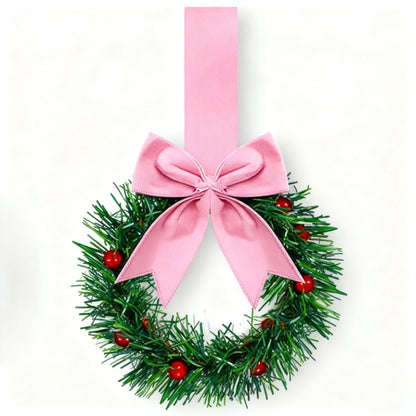 Retrowavy Christmas Kitchen Cabinet Wreaths(4PCS)