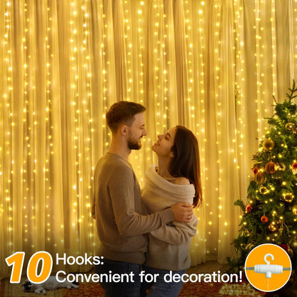 🔥LAST DAY 50% OFF - ✨Christmas Waterfall Hanging String Light