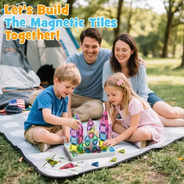 🎁Special 49% OFF—Mini Magnetic Tiles Building Blocks