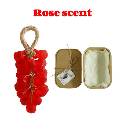 🔥Personalized Original Handmade Crystal Grape Soap Gentle Cleansing Soap