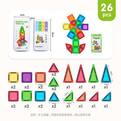 🎁Special 49% OFF—Mini Magnetic Tiles Building Blocks