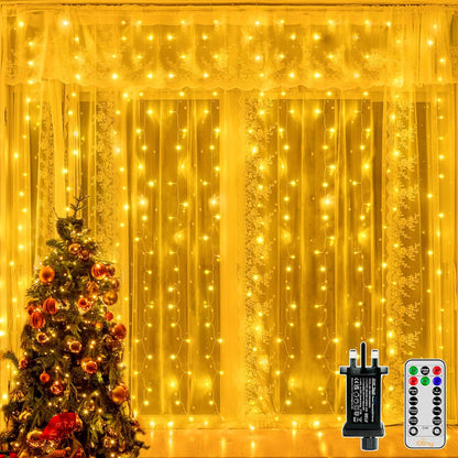 🔥LAST DAY 50% OFF - ✨Christmas Waterfall Hanging String Light