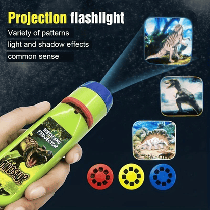 🦖 Dinosaur Projector Flashlight, Night Light Technology Toy