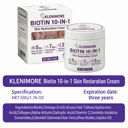 KLENIMORE® Biotin 10-in-1 Skin Restoration Cream