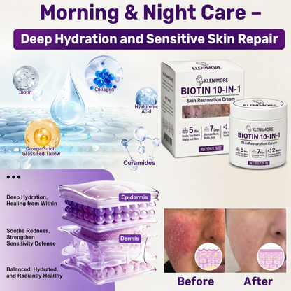 KLENIMORE® Biotin 10-in-1 Skin Restoration Cream