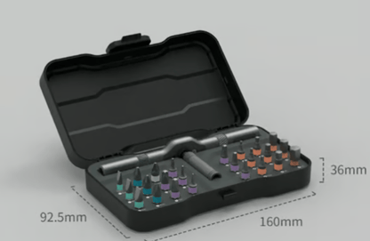 🔥24 in 1 DlY Screwdriver Set Magnetic Compact and Portable Ratchet Screwdriver