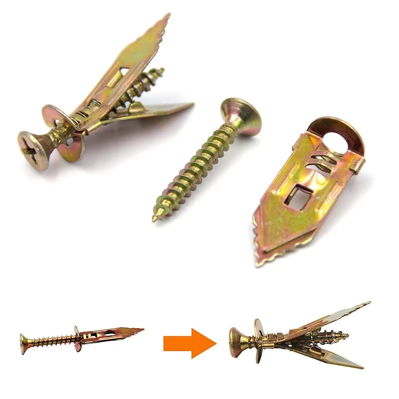 🔥LAST DAY SALE - 49% OFF🎁 Self Drilling Drywall Anchors with Screws Kit