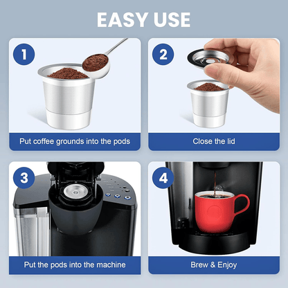 🔥Reusable K Cup for Keurig 1.0 Stainless Steel Refillable K Cups --😍