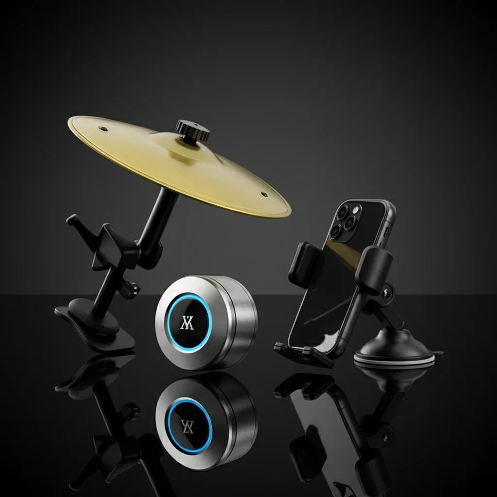 🏆Flash Sale⚡ 50K+ SOLD！🚗Mini Car Drum Cymbal - Groove on the Go!🎧