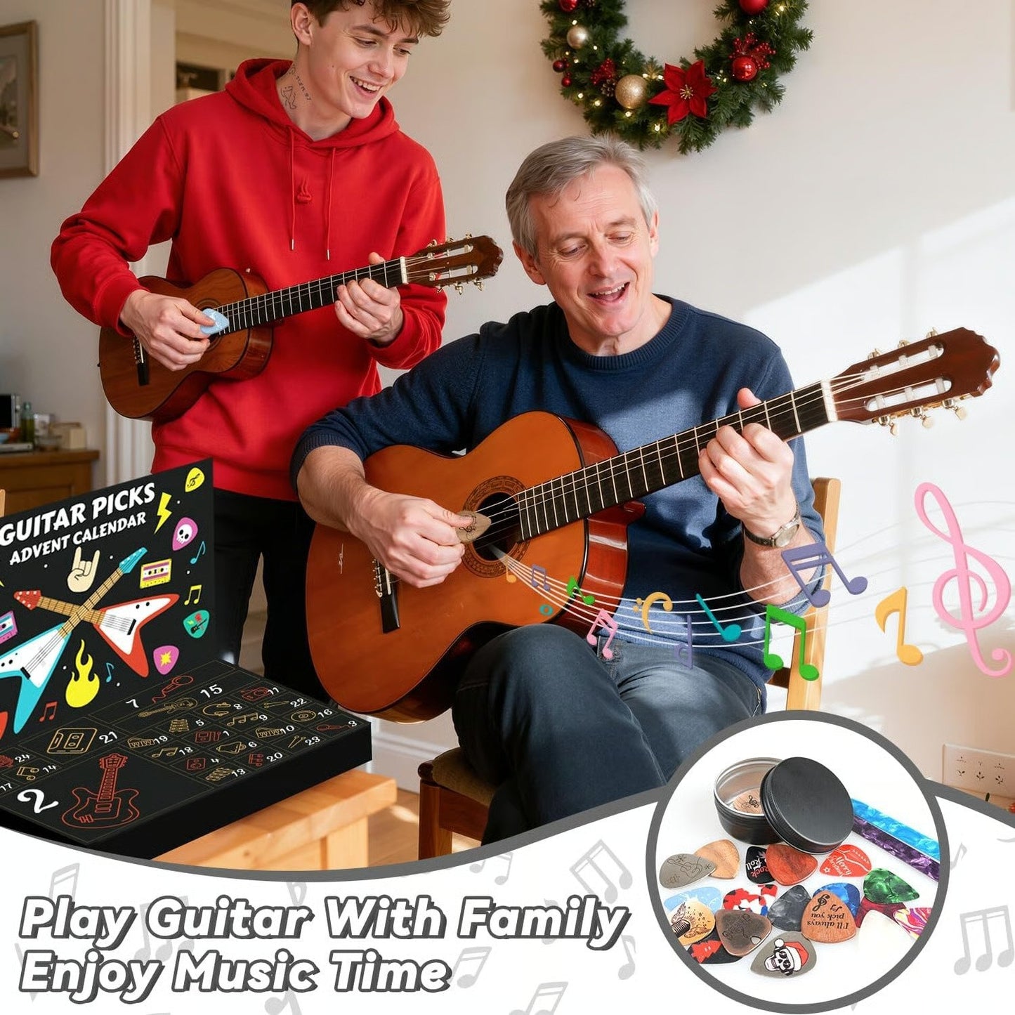 🔥LAST DAY SALE - 49% OFF🎁🎸 Guitar Picks Advent Calendar 2025