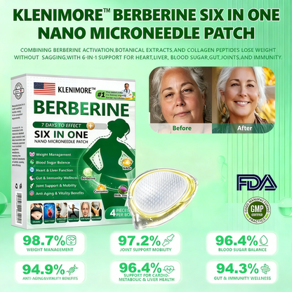 Official Store🌟| KLENIMORE® 𝑩𝒆𝒓𝑏𝘦𝘳𝑖𝗇𝒆 𝟔-𝗶𝙣-𝟏 𝑁𝑎𝑛𝑜 𝘔𝘪𝘤𝘳𝘰𝘯𝘦𝘦𝘥𝘭𝘦 𝖯𝚊𝗍𝖼𝗁 |✅𝘉𝘢𝘤𝘬𝘦𝘥 𝘣𝘺 𝘴𝘤𝘪𝘦𝘯𝘤𝘦 | 𝟨-𝗂𝗇-𝟣 𝖿𝗈𝗋𝗆𝗎𝗅𝖺 | 𝑅𝑒𝑠𝑢𝑙𝑡𝑠 𝑖𝑛 7 𝑑𝑎𝑦𝑠 🏅