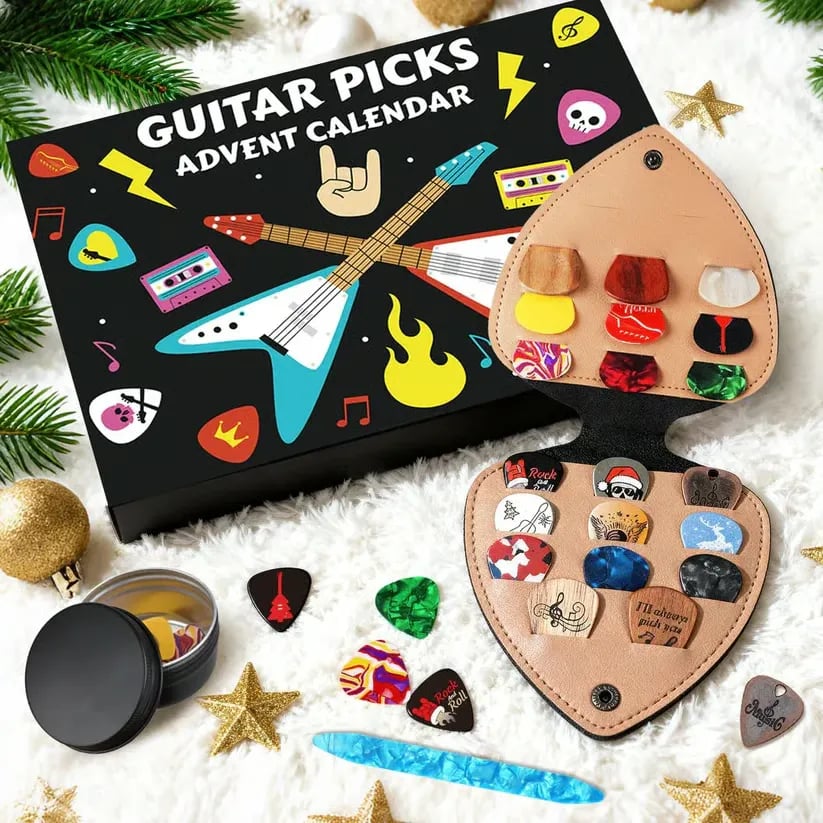 🔥LAST DAY SALE - 49% OFF🎁🎸 Guitar Picks Advent Calendar 2025