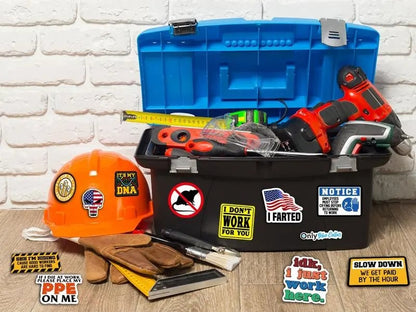 🔥LAST DAY 49% OFF - 🔥150Pcs Blue Collar Funny Stickers 👷‍♂️