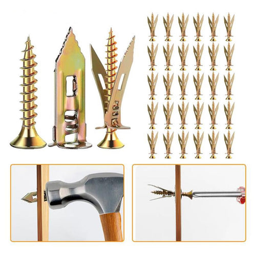 🔥LAST DAY SALE - 49% OFF🎁 Self Drilling Drywall Anchors with Screws Kit