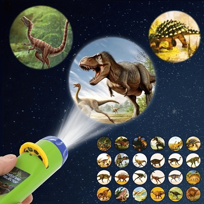 🦖 Dinosaur Projector Flashlight, Night Light Technology Toy