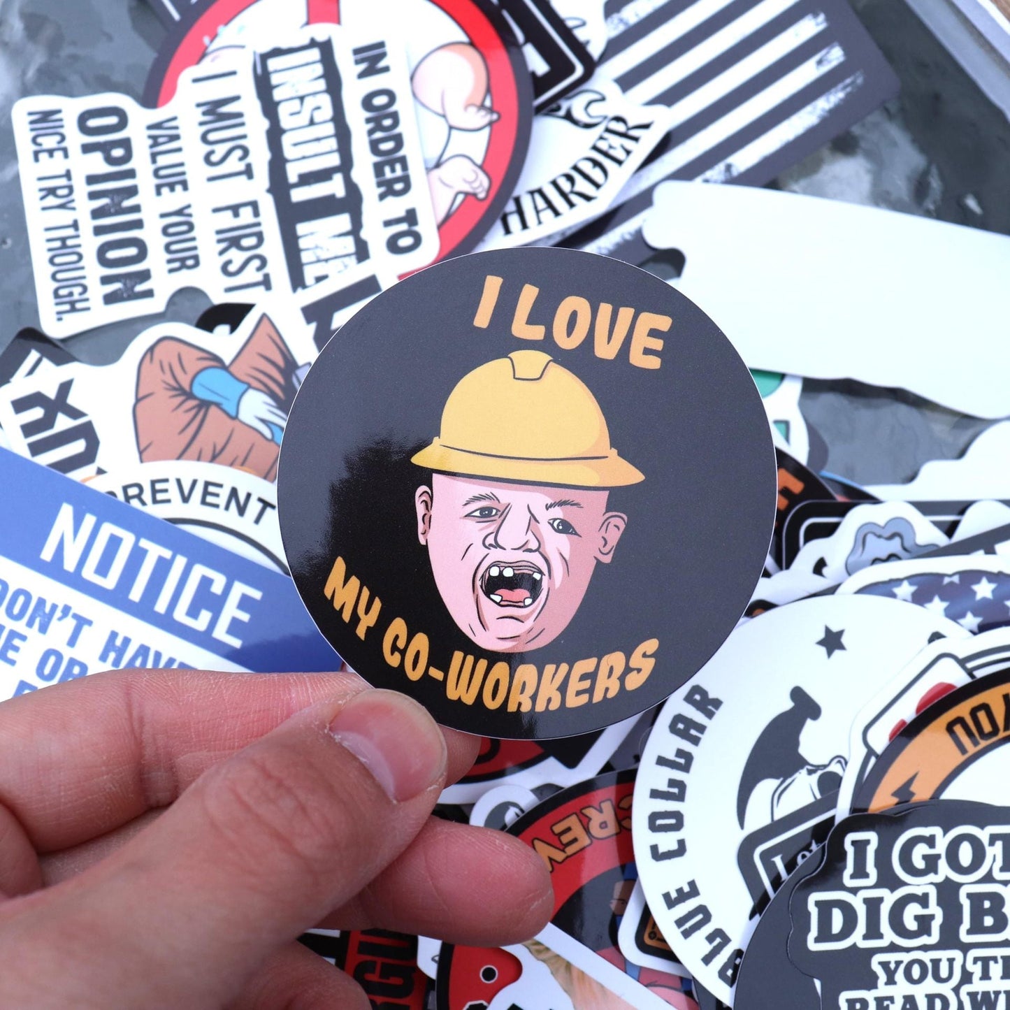 🔥LAST DAY 49% OFF - 🔥150Pcs Blue Collar Funny Stickers 👷‍♂️