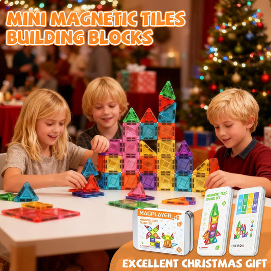 🎁Special 49% OFF—Mini Magnetic Tiles Building Blocks