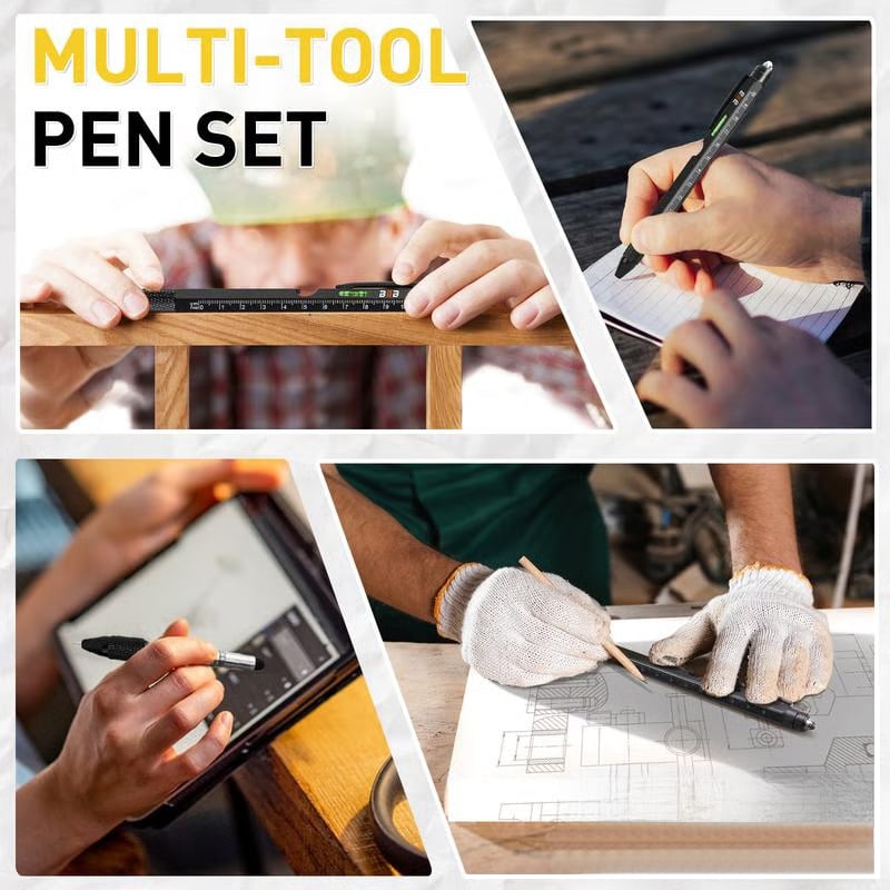 🖊️ [1 Order = 1 Free Pen]  9 in 1 Multitool Pen(🔥 Buy 1 Get 1 Free)