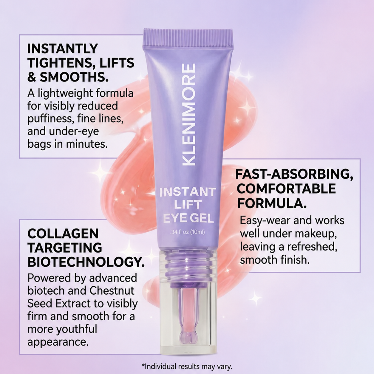 Final 3 Hours: 50%OFF🔥 Instant Lift Eye Gel for Puffiness, Bags & Dark Circles