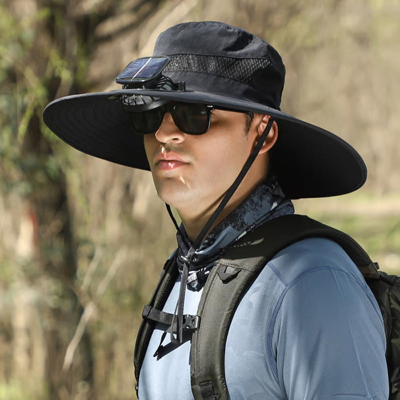 Ultralight Solar Fan Sun Hat