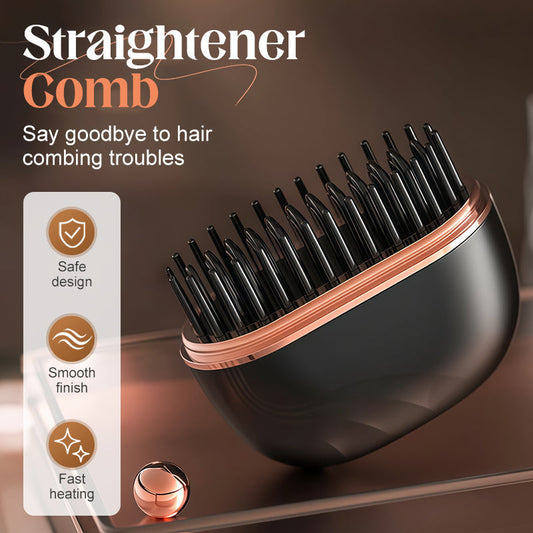 🔥Over Sold Worldwide! Don't Miss Out!🔥Wireless Mini Straightening Hair Brush